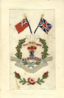 The Middlesex Regiment Silk Postcard