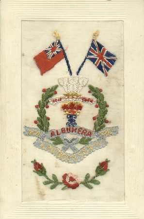 The Middlesex Regiment Silk Postcard
