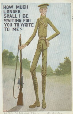Comic Postcard Waiting For You To Write