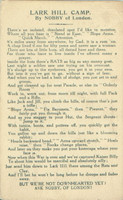 Comic Postcard Lark Hill Camp