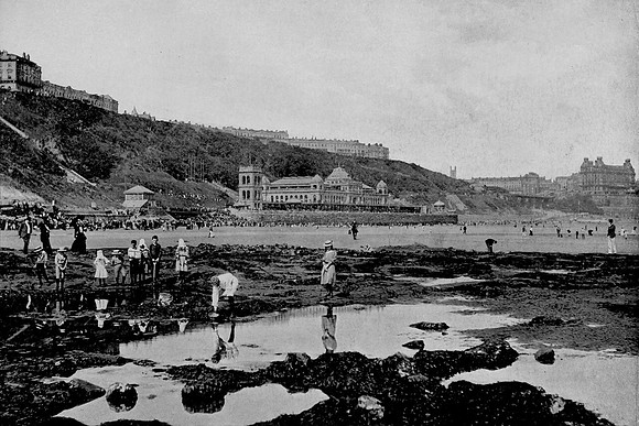 View From The Rocks Scarborough 1890s