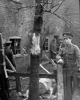 Damage Caused By A Zeppelin Raid