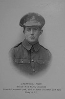Atkinson J Pte 12741 6th West Riding Regiment