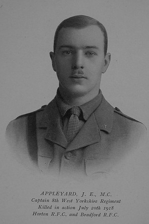 Appleyard J E Captain MC 8th West Yorkshire