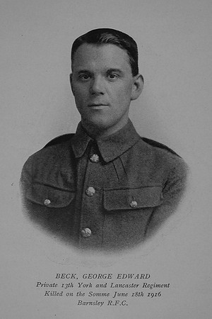 Beck G E Pte 102 13th York & Lancs Regiment