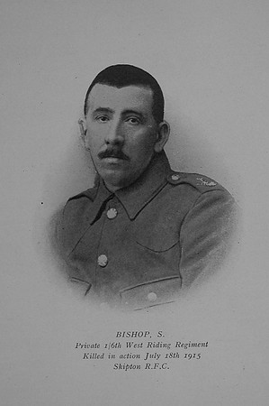 Bishop S Pte 2664 6th West Riding Regiment