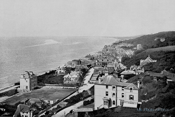 View From The Heights Sandgate 1890s