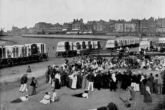 On The Sands At Margate 1890s