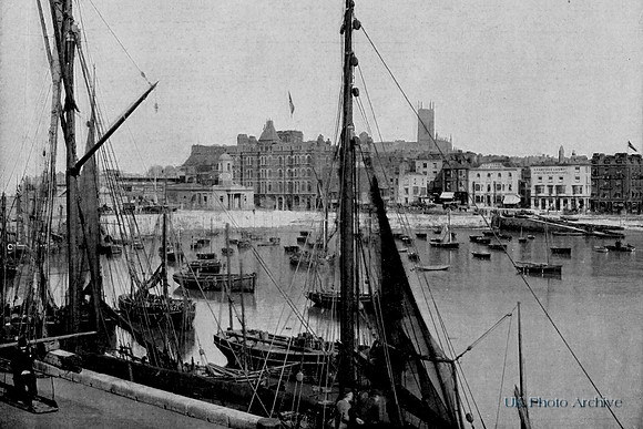 The Harbour And Jetty At Margate 1890s