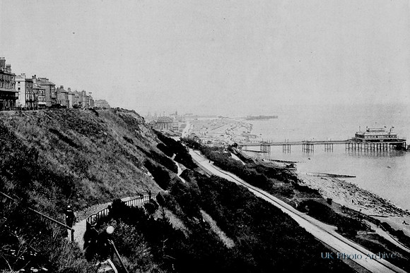 The Lees And The Pier Folkestone 1890s