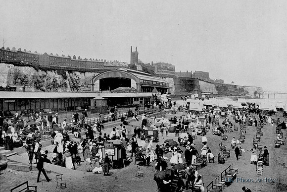 A View Of The Sands Ramsgate 1890s