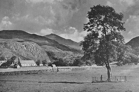 Beddgelert Caernarvonshire Looking Towards Snowdon Range 1930s