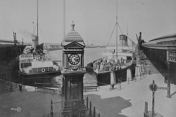 L And N W Station And Harbour Holyhead c.1900
