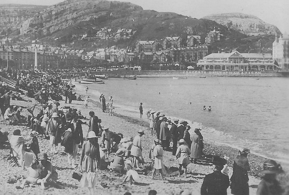 The Beach Llandudno 1920s