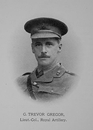 Gregor G T Lt Col Royal Field Artillery