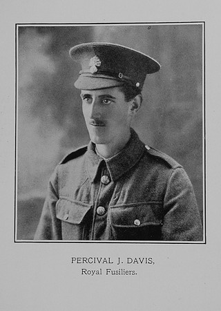 Davis P J Pte 5948 2nd Royal Fusiliers