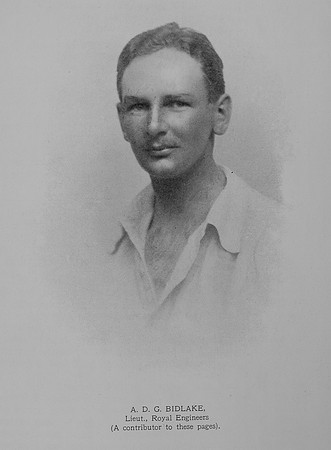 Bidlake A D G Lt Royal Engineers
