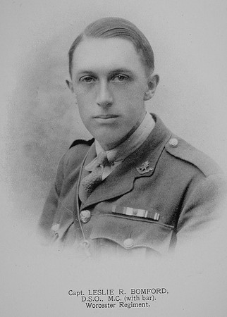Bomford L R Captain DSO MC Bar Worcestershire Regiment