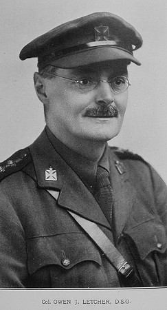 Letcher O J Col DSO Army Chaplains