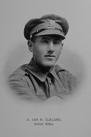 Cleland A I H Pte 760963 28th London Regiment