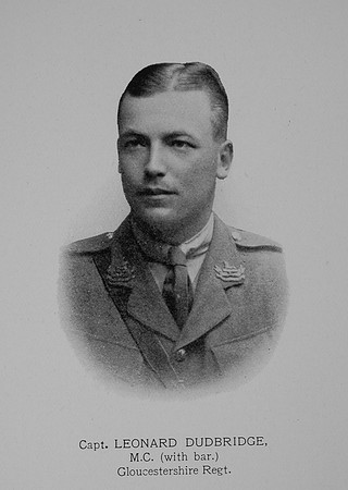 Dudbridge L Captain MC Bar Gloucestershire Regiment