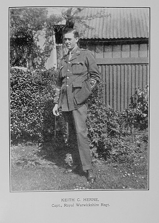 Herne K C Captain Royal Warwickshire Regiment