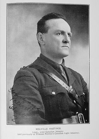 Hastings M Lt 52nd Canadian Infantry