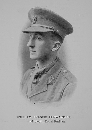 Penwarden W F 2nd Lt 4th Royal Fusiliers