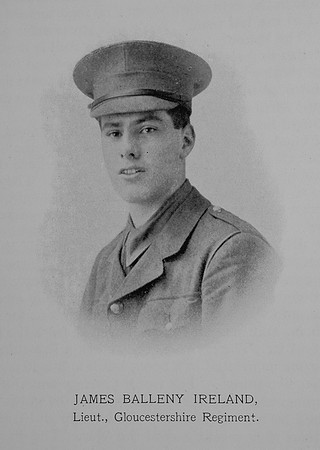 Ireland J B Lt 12th Gloucestershire Regiment