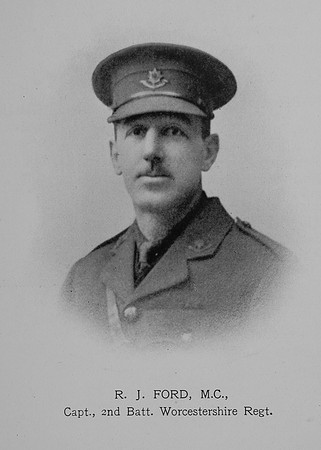 Ford R J Captain MC 2nd Worcestershire Regiment