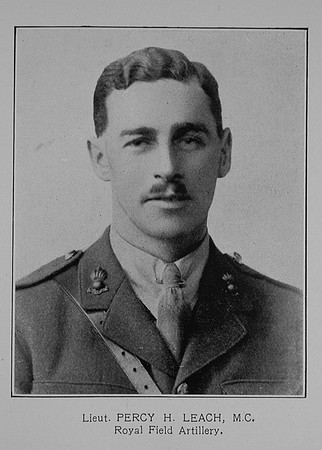Leach P H Lt MC Royal Field Artillery