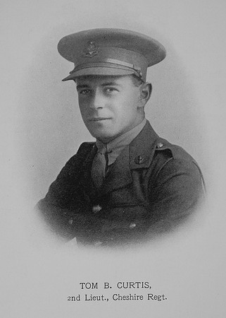 Curtis T B 2nd Lt 11th Cheshire Regiment