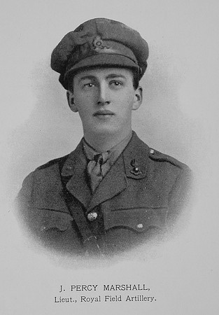 Marshall J P Lt Royal Field Artillery