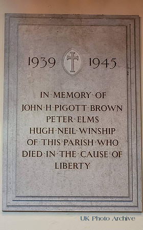 WW2 Memorial Christ Church Coldharbour Surrey