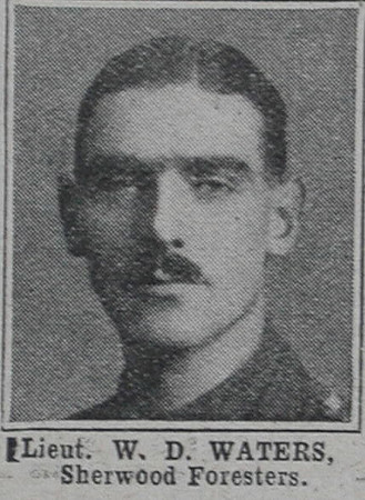Waters W D Lt Notts & Derby Regt The War Illustrated 3rd Apr 1915