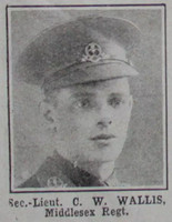 Wallis C W 2nd Lt Middx Regt The War Illustrated