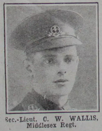 Wallis C W 2nd Lt Middx Regt The War Illustrated