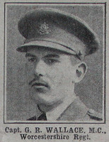 Wallace G R Captain MC Worcs Regt The War Illustrated