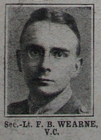 Wearne F B 2nd Lt VC 11th Essex Regt The War Illustrated