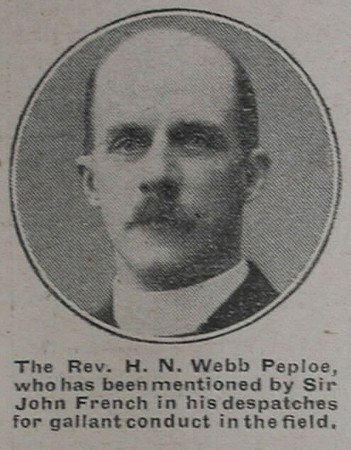 Webb-Peploe H N Rev Army Chaplain The War Illustrated 24th Apr 1915
