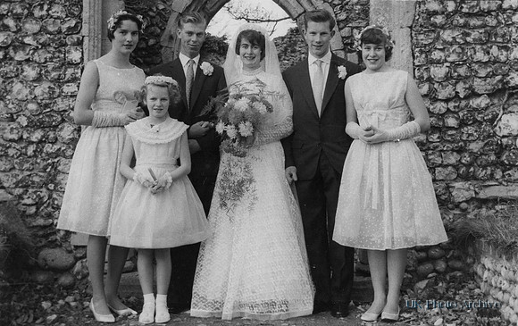 The Wedding Of Robert C G Hudson And June M R Thompson North Walsham Norfolk 1959