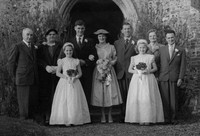 The Wedding Of Billy Dennis And Judith Browne North Walsham Norfolk 1959