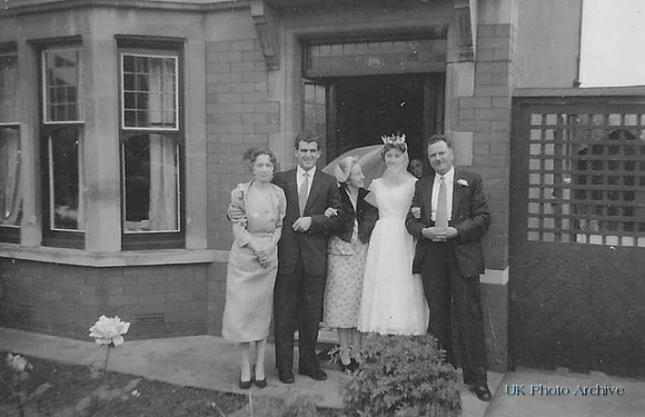 A Bride With Her Family