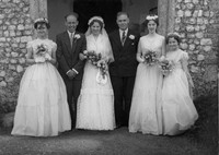Wedding Of Ronnie E Mann And Beryl D Davison North Walsham Norfolk 1958