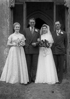 Wedding Of George William Purdy And Rosie E Wiseman North Walsham Norfolk 1958