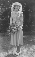 A Bride Audrey Manser Rhodesia 1950s