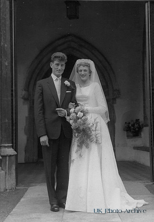 A 1950s Wedding Mr And Mrs Claud Daniels