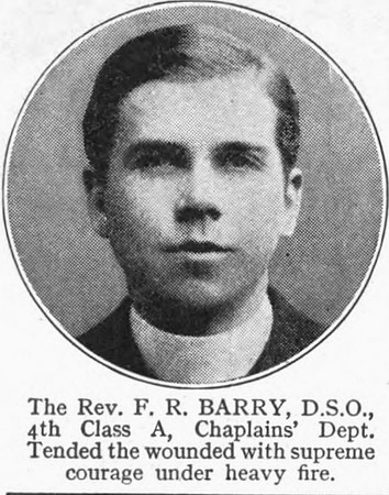 Barry F R Rev DSO Army Chaplains