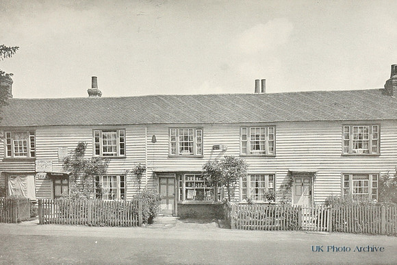 Weatherboarded Cottages At Capel Surrey 1920