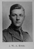 Kydd J W A 2nd Lt 3rd Attd 19th Lancashire Fusiliers